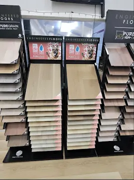 Engineered wood flooring sample display stands